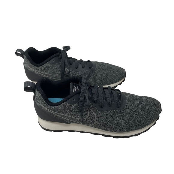 Nike Sneakers Dark Grey and Black MD Runner 2 Eng Mesh Running Athletic Shoes-9 - Picture 5 of 12